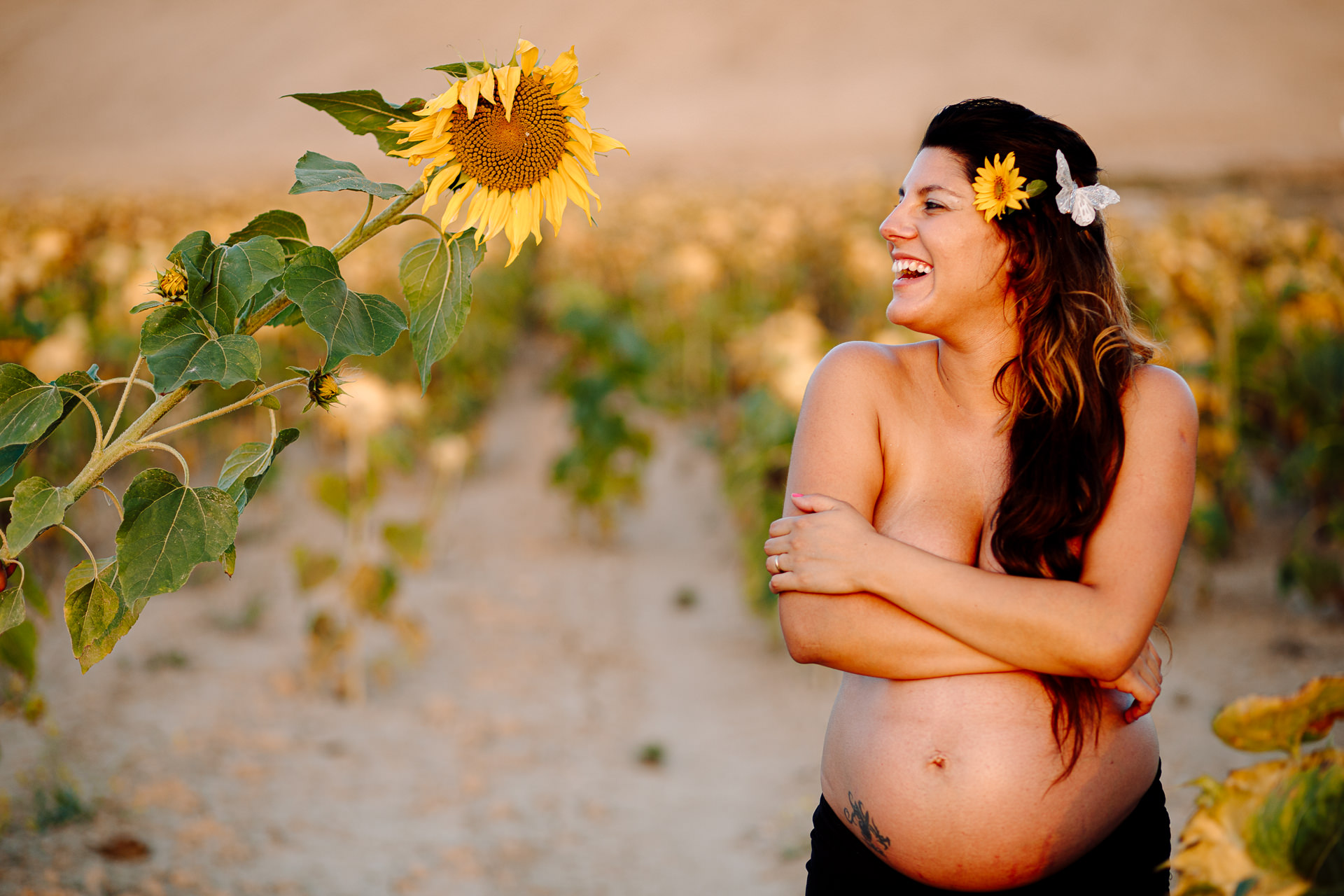 fotos de embarazo en la naturaleza barcelona