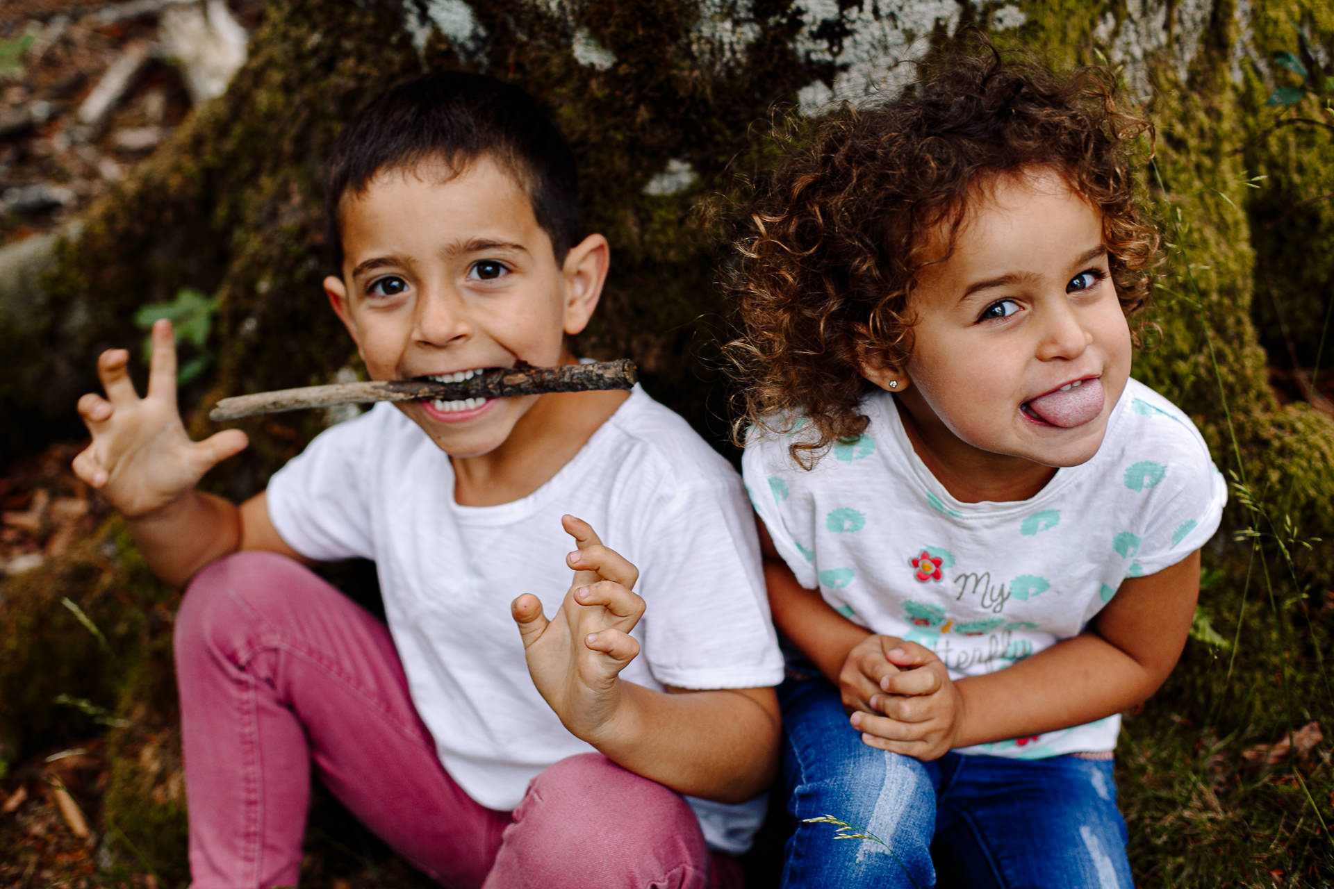 sesion fotos infantil hermanos barcelona