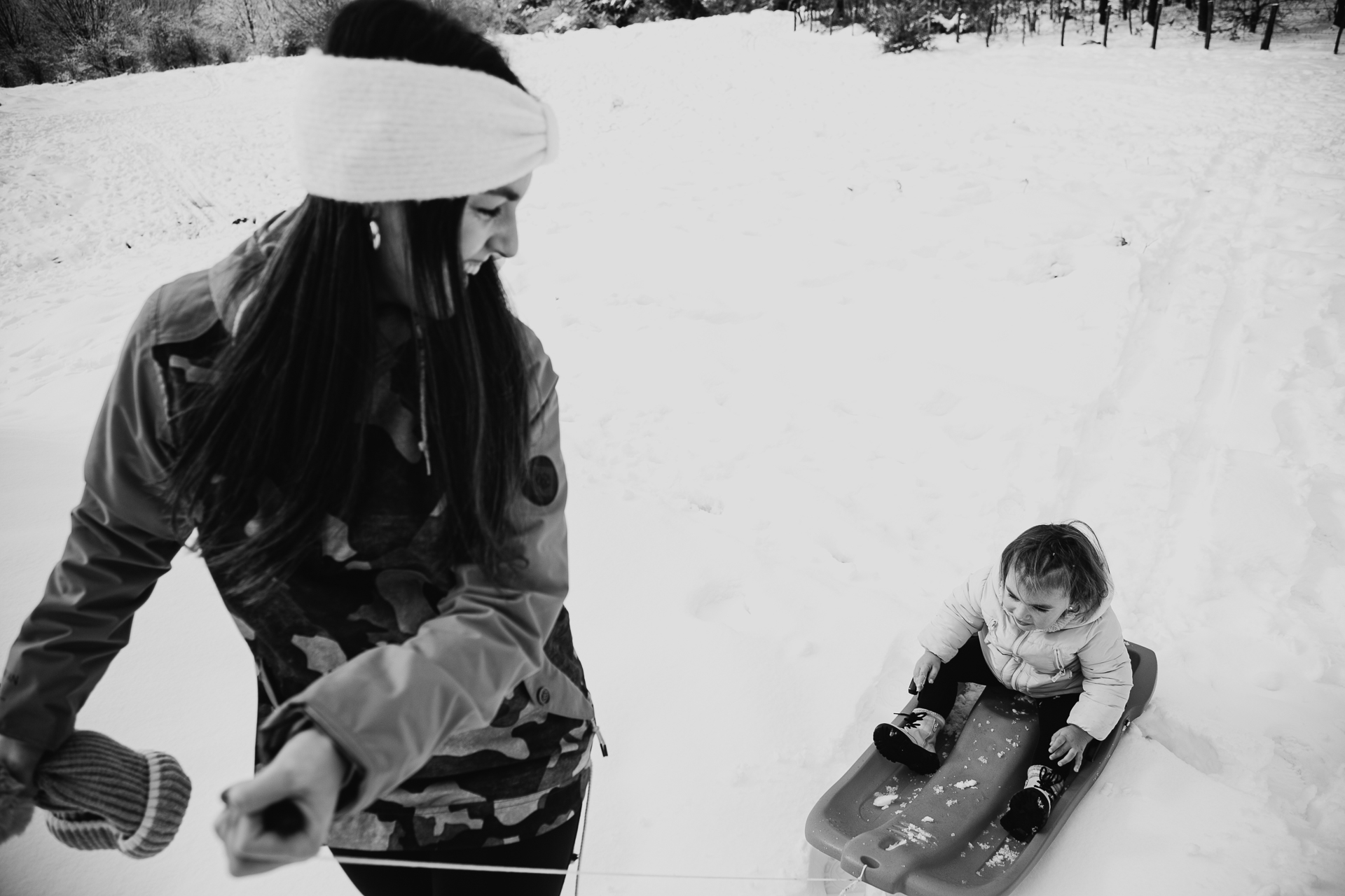 fotos familia nieve reportaje infantil