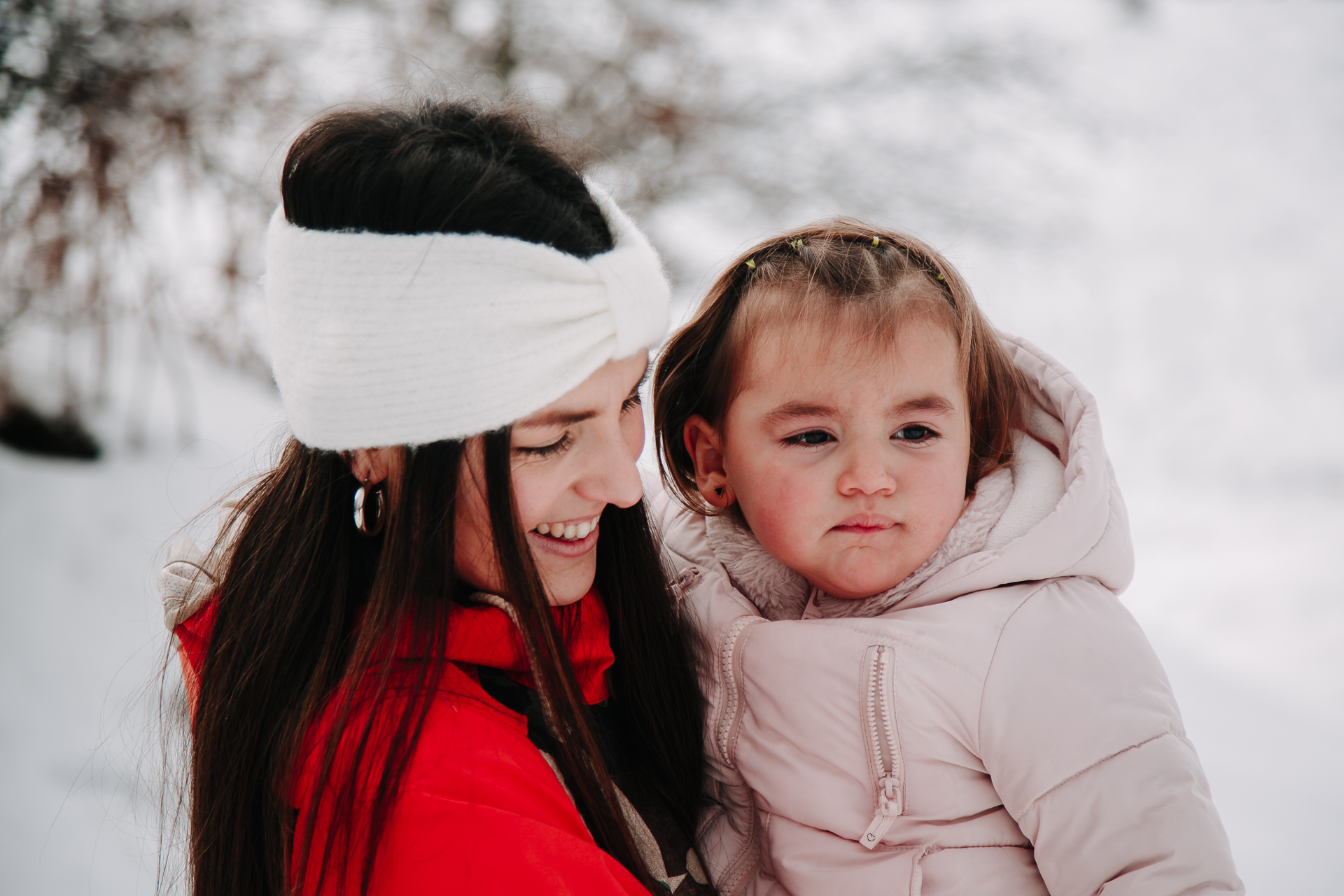 fotos familia nieve reportaje infantil