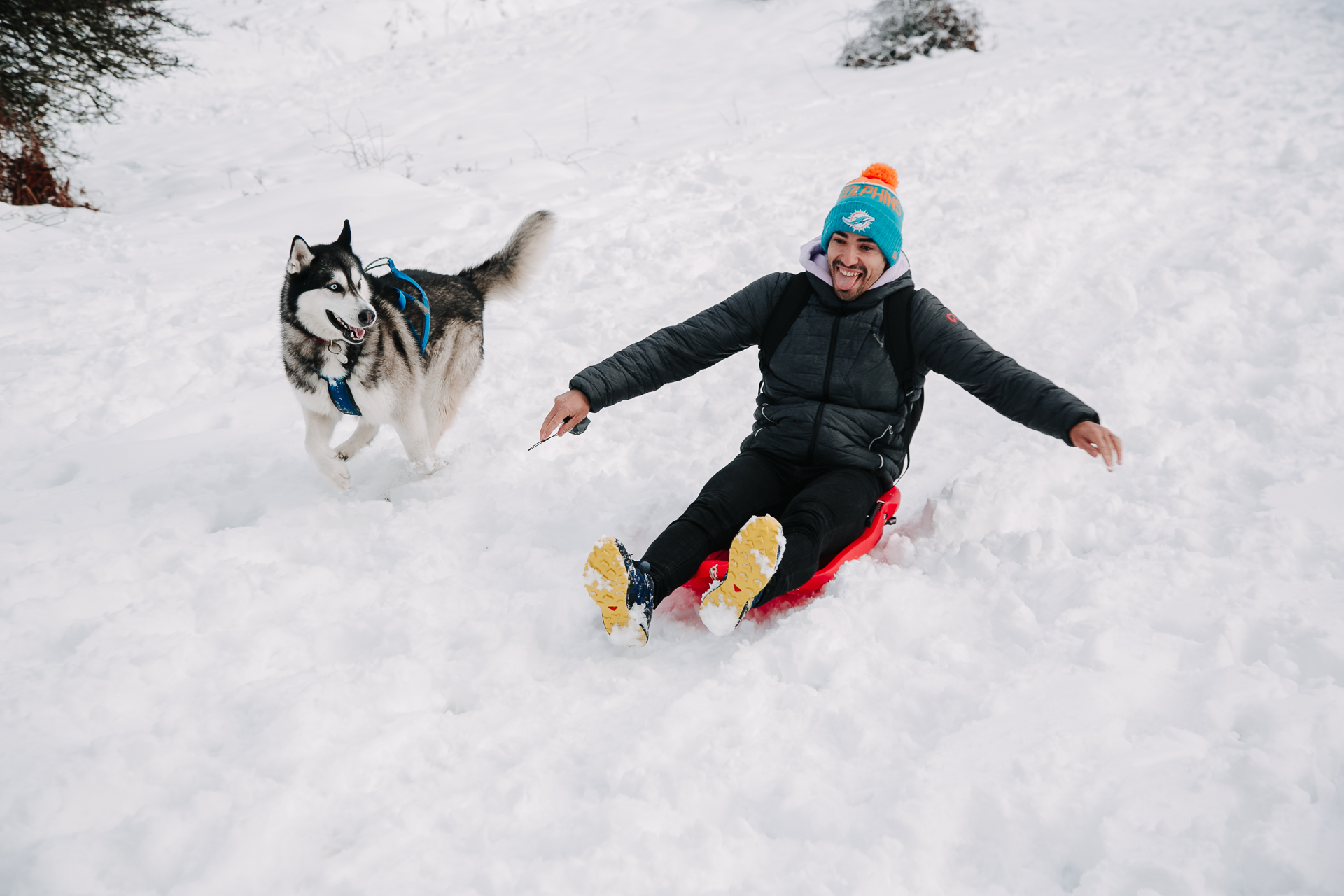 fotos familia nieve reportaje infantil