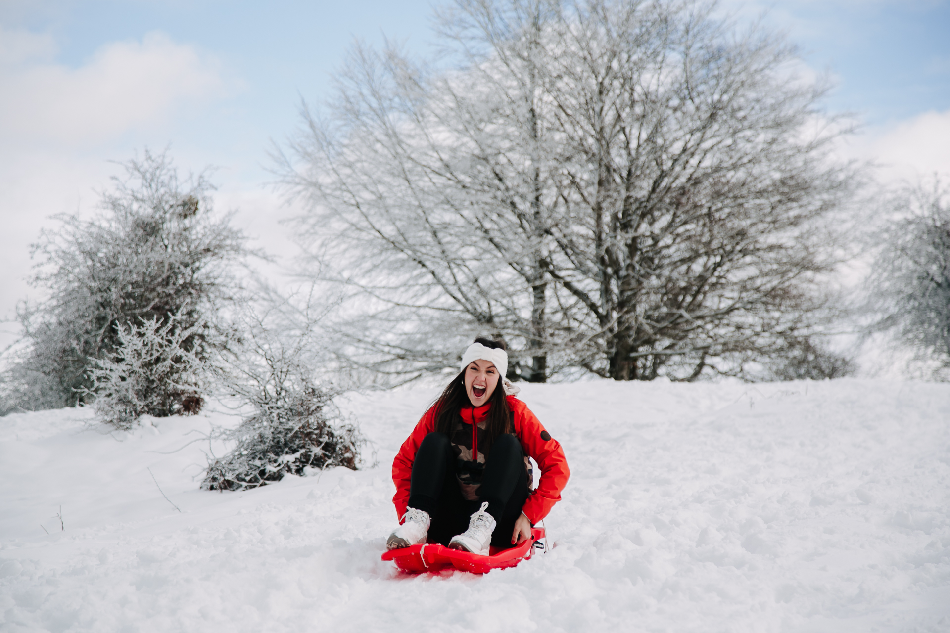 fotos familia nieve reportaje infantil