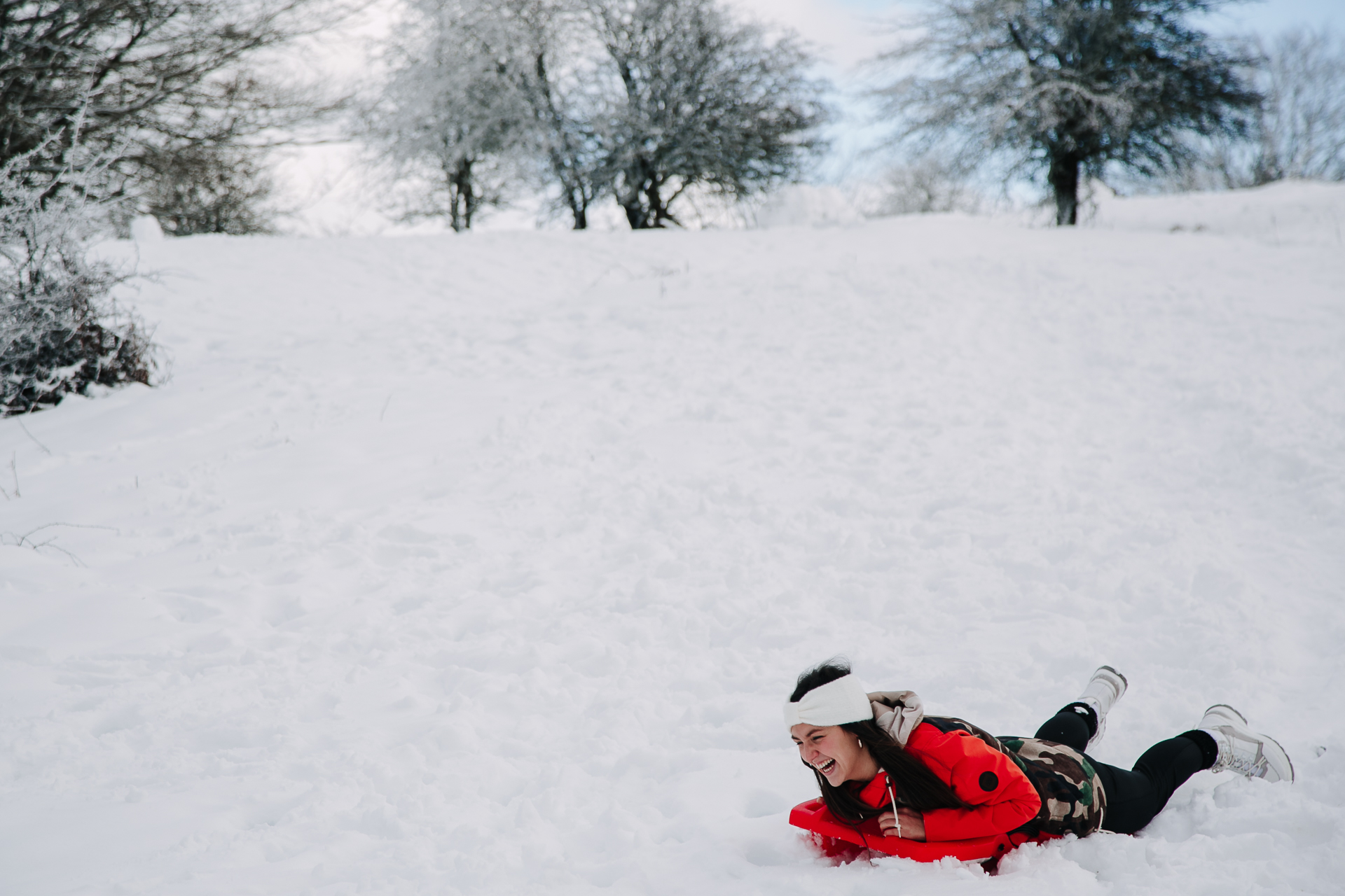 fotos familia nieve reportaje infantil