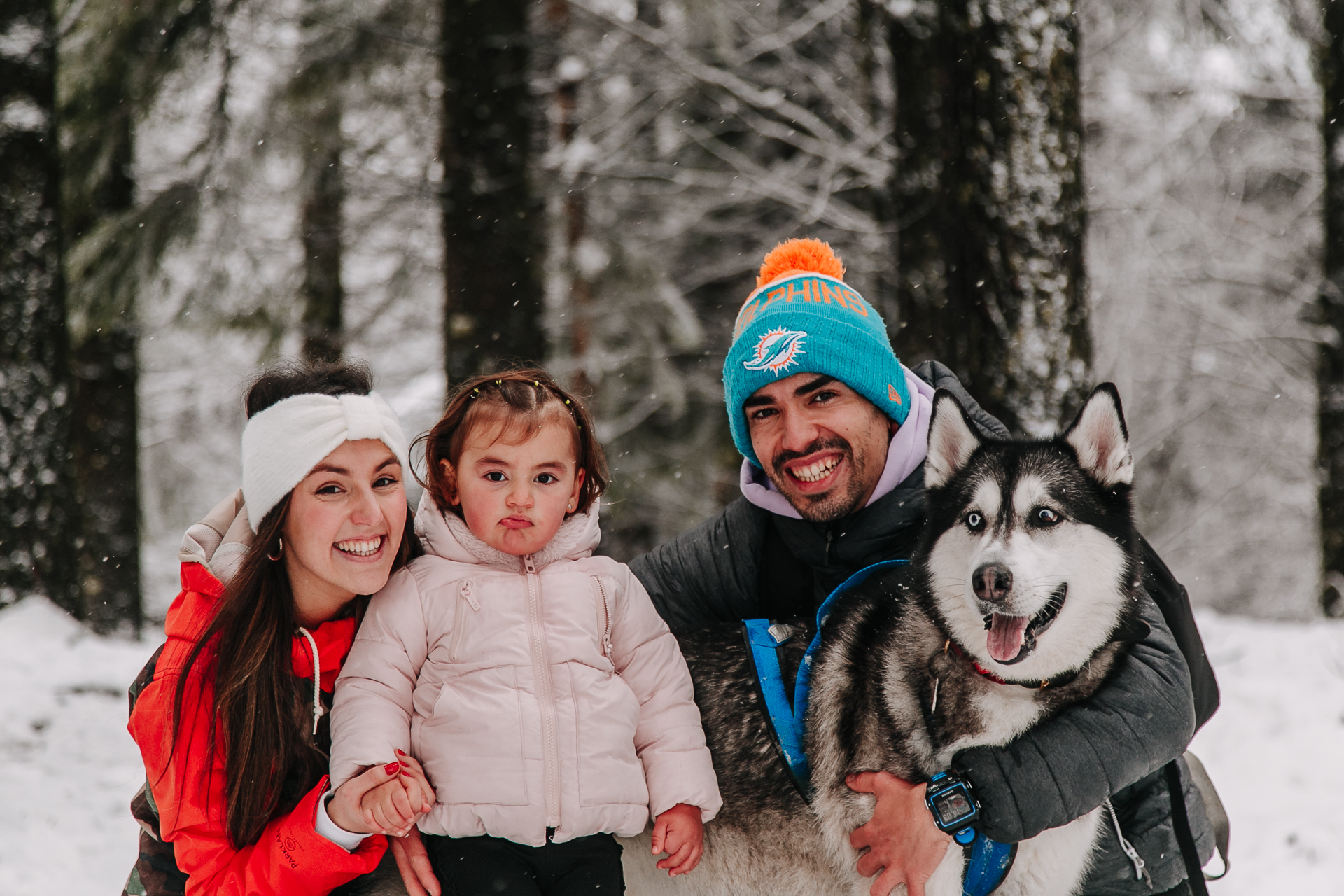 fotos familia nieve reportaje infantil