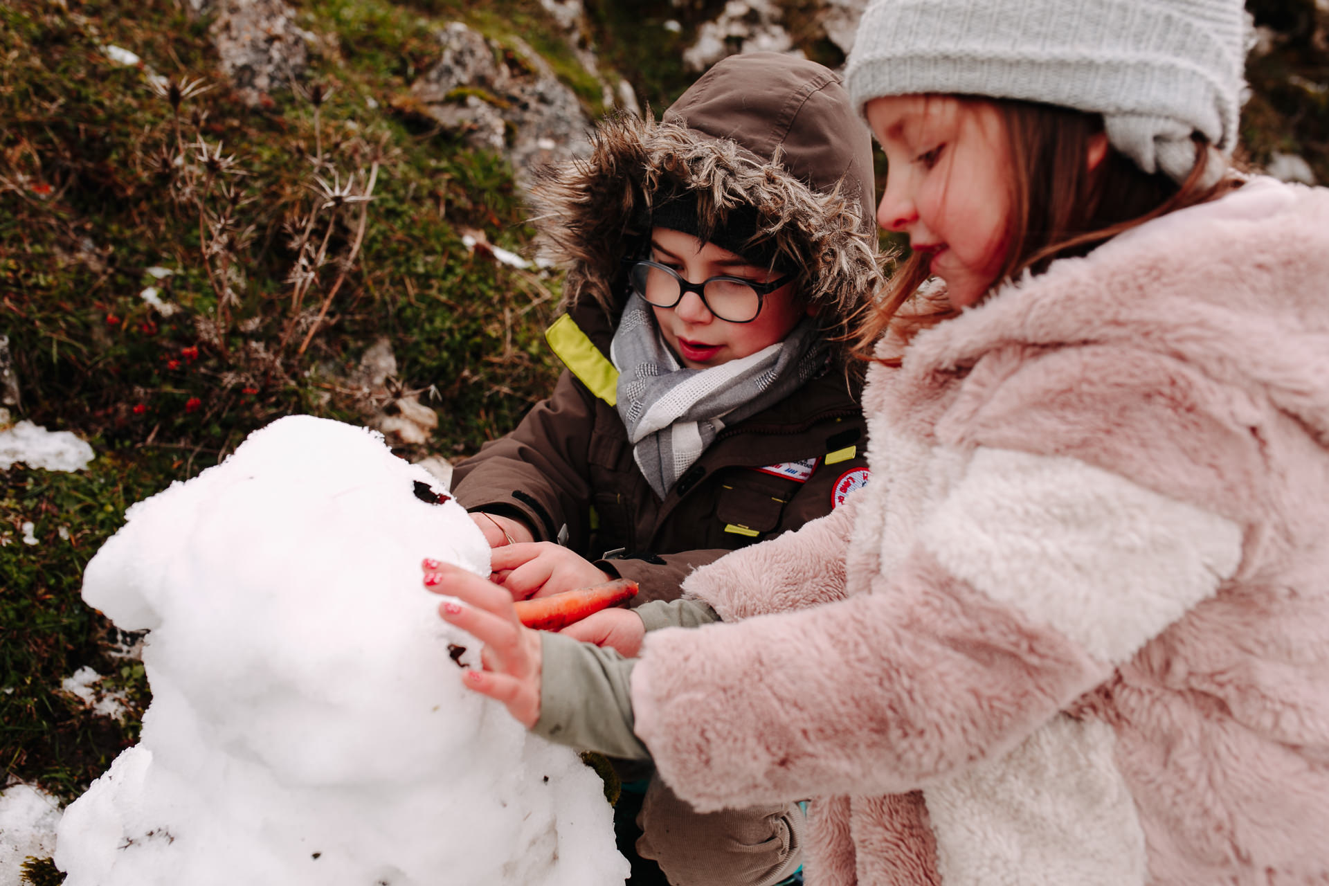 fotos de familia en la nieve barcelona