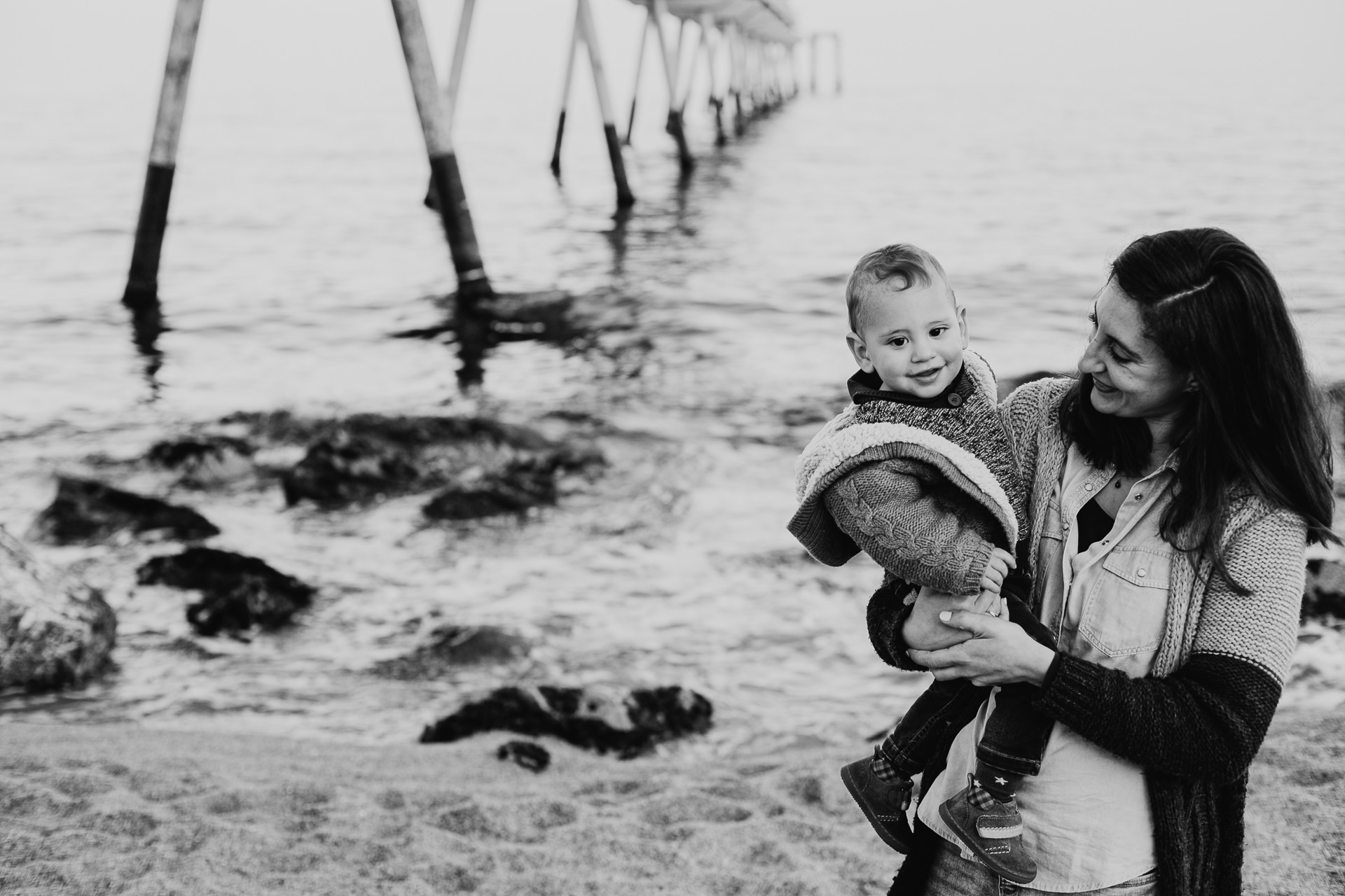 sesion fotos infantil playa pont petroli badalona